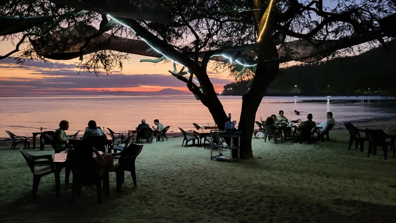 Beachside cafe
